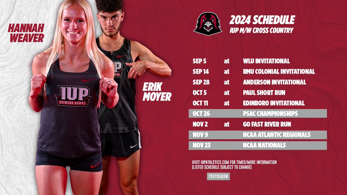 IUP XC and Track & Field tweet media