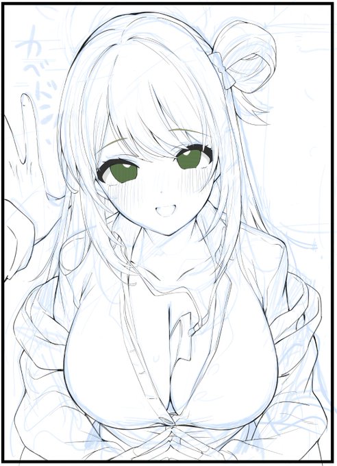 ノノミ線画～～～ 