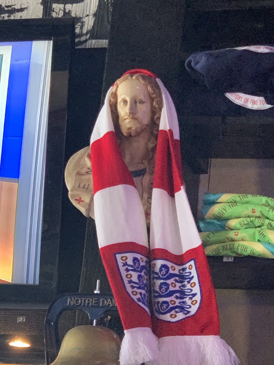 AJ Hudson's (@ajhudsons) on Twitter photo Football Jesus is once again asking for forgiveness so that we can all come together this Sunday in joyous celebration for the Final! Itโs Coming Home! <a href="/3LionsChicago/">3LionsChicago</a> Football Jesus is once again asking for forgiveness so that we can all come together this Sunday in joyous celebration for the Final! Itโs Coming Home! <a href="/3LionsChicago/">3LionsChicago</a>