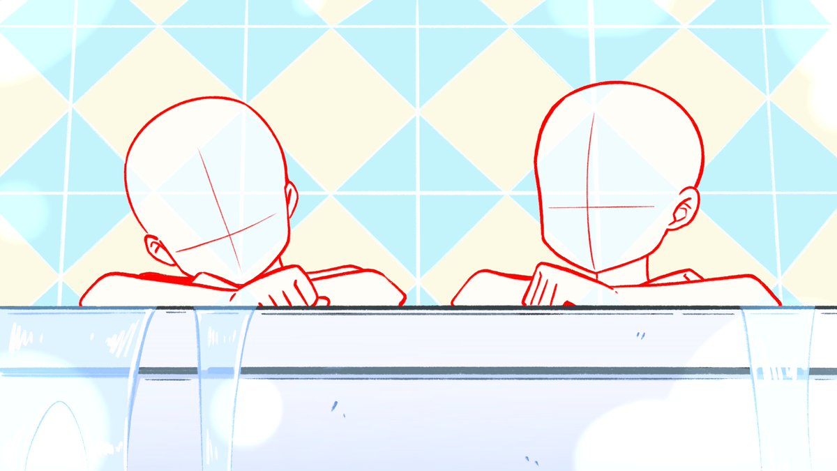 #트레틀 
#이메레스

가볍게 그린 배경이 너무 예쁘게 나와서 공유합니다
관캐, 앤캐와 다같이 목욕을 해보아요!!
재배포 xx, 상업적 사용 xxx

posty.pe/9ojgpb