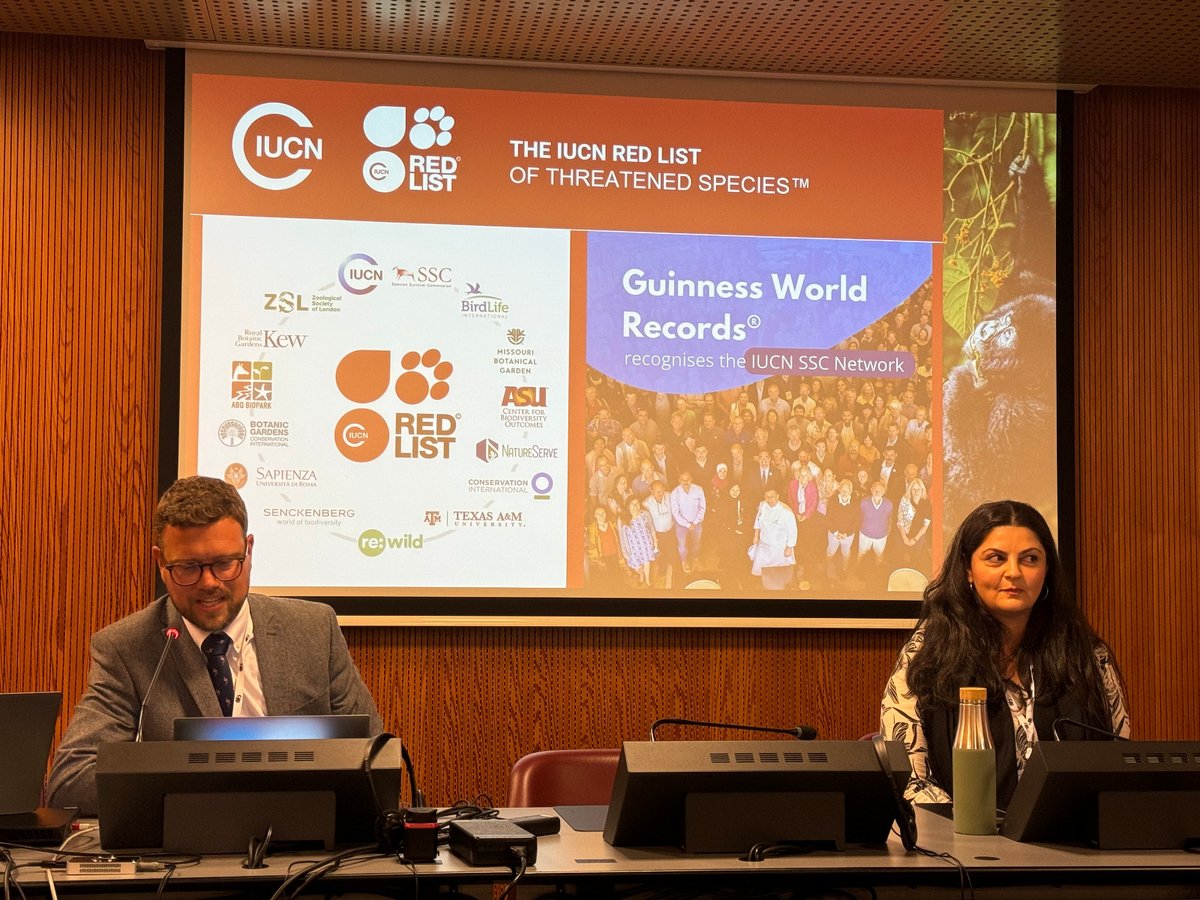 olivertallowin's tweet photo. @IUCN with presenters from @IUCNShark Specialist Group, @oxmartinschool and @bgci showcased the use of @IUCNRedList in #CITES today at the #PC27 and #AC33

Huge thanks to all those who attended and for your insightful comments! https://t.co/5vCfAUrGMd