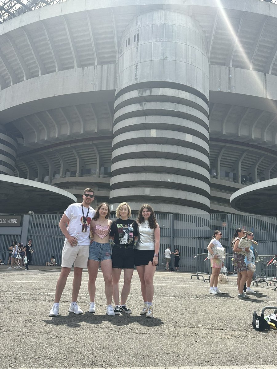 Sara_Phillips_'s tweet photo. We’re ready for @taylorswift13 😁😁 
@taylornation13 #MilanTSTheErasTour https://t.co/sHSV7z9PHq