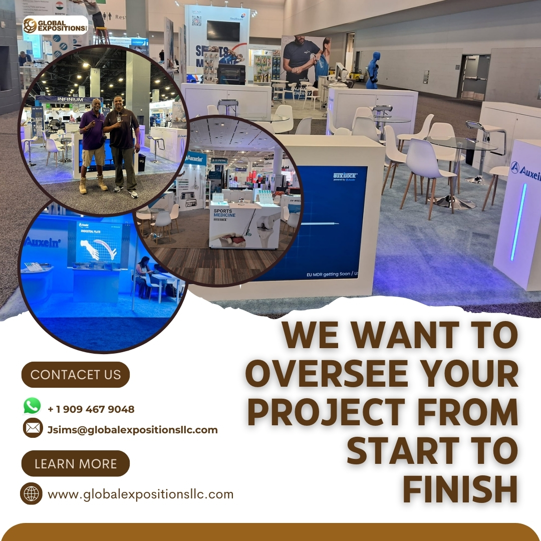🌟 At Global Expositions LLC, we are dedicated to making your vision a reality! 🌟

#Tradeshowsolutions #laborcompany #GlobalExpositions #EventManagement #ExhibitionExperts #TradeShowSuccess #ProjectManagement #EventPlanning #exhibitionbooth