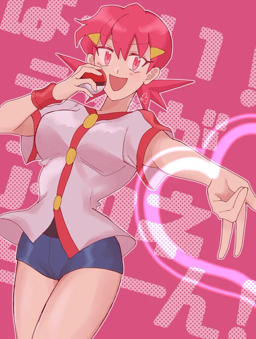 #ポケモントレーナー版深夜の真剣お絵描き60分一本勝負 ダイナマイトプリティギャル