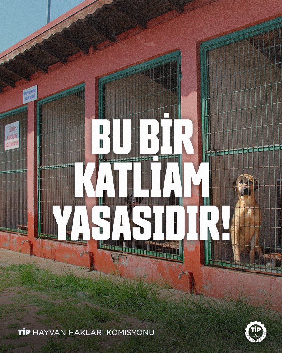 tipgenelmerkezz's tweet photo. Türkiye Büyük Millet Meclisi Başkanlığı’na sunulan “Hayvanları Koruma Kanunu’nda Değişiklik Yapılmasına Dair Kanun Teklifi”, hayvanların korunmasıyla hiçbir ilgisi olmayan, tersine sokakta yaşayan kedilerin ve köpeklerin toplanıp barınaklara kapatılarak kademeli olarak öldürülmelerini öngören bir tecrit ve katliam yasasıdır. 

Yasa teklifi, sokakta yaşayan hayvanların kısırlaştırılıp aşılanarak yerinde yaşatılmasını öngören mevcut yasal düzenlemeyi ortadan kaldıran, hayvanları korumaktansa onları yok etmeyi hedef alan bir tekliftir. Amacı “koruma” olan bir yasada, hayvanların yaşatılmaları için alınacak önlemlerin ortaya konması gerekirken yasa teklifinde hayvanların katledilmesinin düzenlenmesi kabul edilemez. 

20 yıldır mevcut yasanın gereklerini yerine getirmeyen, iktidar, şimdi bu yeni teklifle ülkemizi on yıllar öncesinin itlaf politikasına geri döndürüyor. Hayırsız ada faciasından beri defalarca denenmiş ve iflas etmiş toplama, tecrit ve katliam politikalarından medet umuyor. Yönetemedigi her şeyi yasaklayarak ve yok ederek idare etmeyi alışkanlık haline getiren saray rejimi, hayvan katliamı dışında hiçbir "çözüm" önerisine sahip olamadığını itiraf ediyor. 

Hiçbir etik ve bilimsel dayanağı olmayan, toplumsal uzlaşı aranmaksızın sunulan bu yasa teklifi, hayvanları değil iktidarı korumayı, Saray Rejimi'nin Türkiye emekçilerini karşı karşıya bıraktığı toplumsal ve iktisadi felaketi, derinleşen yoksulluğu, artan işsizliği perdelemek için kullandığı bir siyasal maniveladan ibarettir. 

Kentsel mekânların hayvansızlaştırılarak “temizlenmesini” öngören bu yasa teklifi, bölüşüm şoku nedeniyle geçinemeyenlerin, barınamayanların, yoksulların, emeklilerin, transların kentsel merkezlerden sürülmesini öngören aynı buldozer kentleşme anlayışının ürünü, rantsal dönüşüm politikalarının devamıdır.

Sokakta yaşayan köpeklerin öldürülmesi bu toplumun ezici çoğunluğunun karşısında olduğu bir politikadır. İddialarının aksine, Saraydan seslenenlerin “kent çeperlerinde hayat mücadelesi verenlerin” hakikatiyle hiçbir ilgisi yoktur. Çünkü sarayın çıkarları, yoksullardan arındırılmış şehir merkezlerini kentsel dönüşüm adı altında yağmalayan sermayeyle bağlantılıdır. Sokakları hepimiz için tehlikeli hale getiren sokak köpekleri değil, sermaye odaklı kent politikalarıdır.

Tartışmamız gereken sorun “sokak köpeği sorunu”, karar vermemiz gereken husus sokak köpeklerini ne yapacağımız değil. Esas soru, nasıl kentlerde yaşamak istediğimizle alakalı. Esas sorun, barınamadığımız, nefes alamadığımız, yürüyemediğimiz, depremde, selde hiçbir güvenceye sahip olmadığımız bu şehirleri bizim için cehenneme çevirenlerdir. 

Bu katliam yasasının geçmemesi için mücadele edeceğiz, canlarımızı gerekirse sokak sokak, mahalle mahalle savunacağız.

#YasayıGeriÇek
