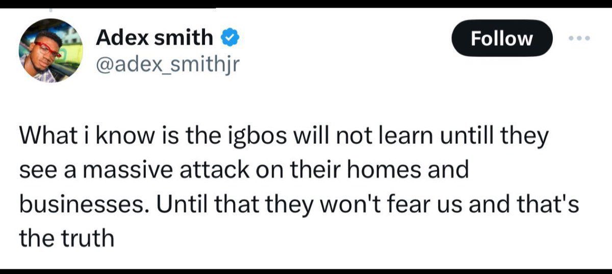 ChinasaNworu's tweet photo. #Igbophobia on the rise in #Nigeria . Igbos must be on high alert .
@real_IpobDOS @AmnestyNigeria @UNHumanRights @EUinNigeria @hrw @antonioguterres @MFA_China @GoitaAssimi @EURightsAgency 
@IgboHistoFacts @VoiceOfTheEast 
#FreeBiafra https://t.co/qja1gUKO8F