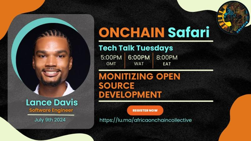 ICYMI, ONCHAIN Safari Tech Tuesday sessions kicked off this week! 

Catch up here: youtube.com/live/zdsDAckOI… 

Monetizing Open Source Development with <a href="/lancendavis/">lancenonce</a>, hosted by <a href="/kokebsolomon/">Koko</a>.

#ETHSafari