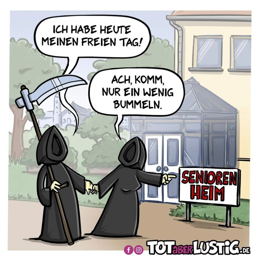... herrlich ...
Wir dürfen trotzdem lachen ...