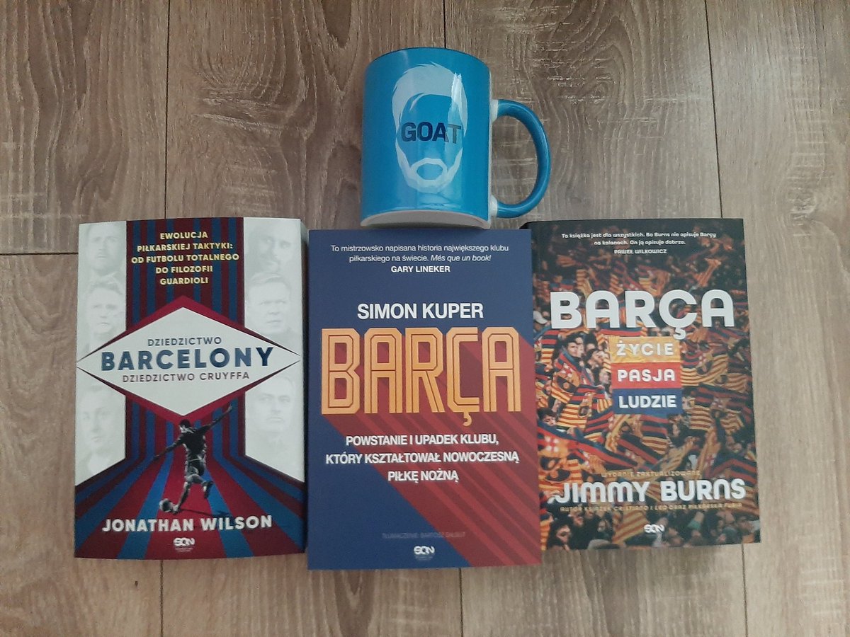 🎁 𝐊𝐎𝐍𝐊𝐔𝐑𝐒 🎁 

💥 Do wygrania są trzy nowe książki o FC Barcelonie oraz kubek piłkarski "MESSI GOAT". 📚☕

👉 Jeśli chcesz wziąć udział to warunki konkursu są następujące:  

✅ Zaobserwuj profil <a href="/_BarcaInfo/">BarcaInfo</a> 
❤️ Polub Tweeta 
🔃 RT 
💬 Komentarz: dlaczego chcesz wygrać?