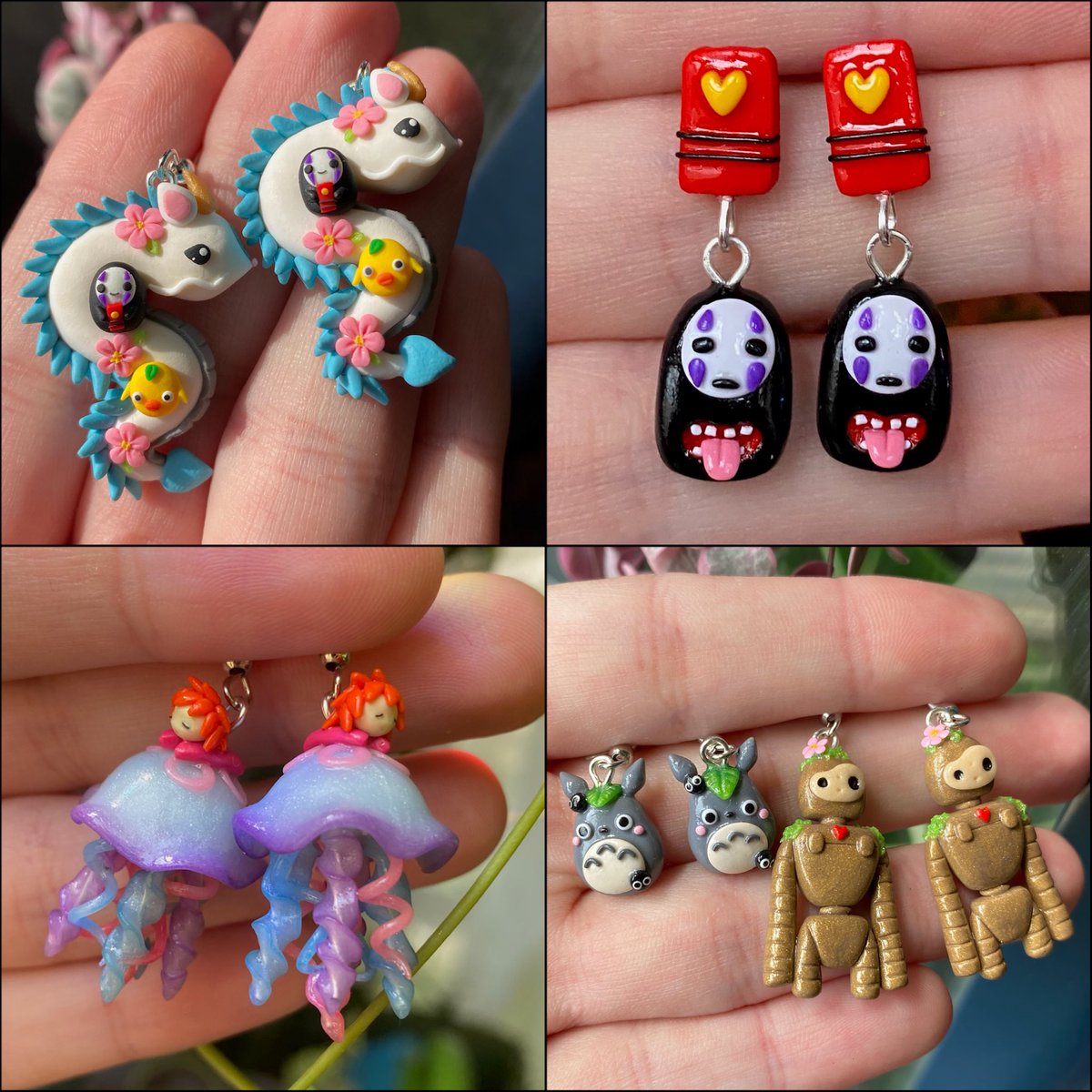 treat yourself to some cute handmade earrings today 😌💕 code “FLOWER” for 20% off! 🌸