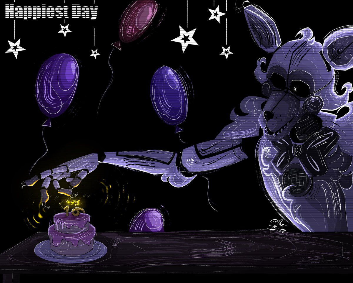The__Bite_'s tweet photo. I'm a bit older now 💀 
#art #FNAF #Procreate #originalcharacter https://t.co/5U9flVYEwg