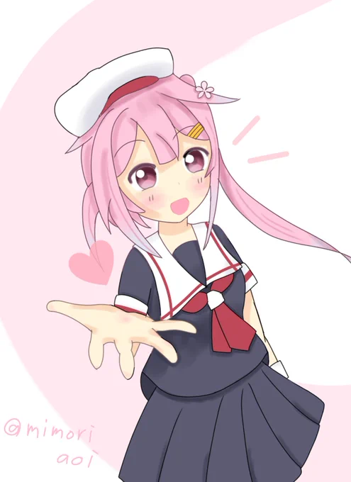 春雨ちゃん#艦これ版深夜の真剣お絵描き60分一本勝負#艦これ版真剣お絵描き60分一本勝負_20240713 
