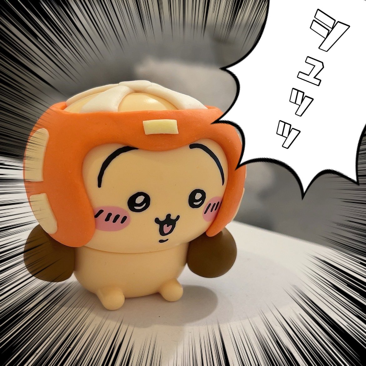 ラーメン屋さん太郎に「触発」されたうさぎ🥊🥊 #ちいかわファンアート