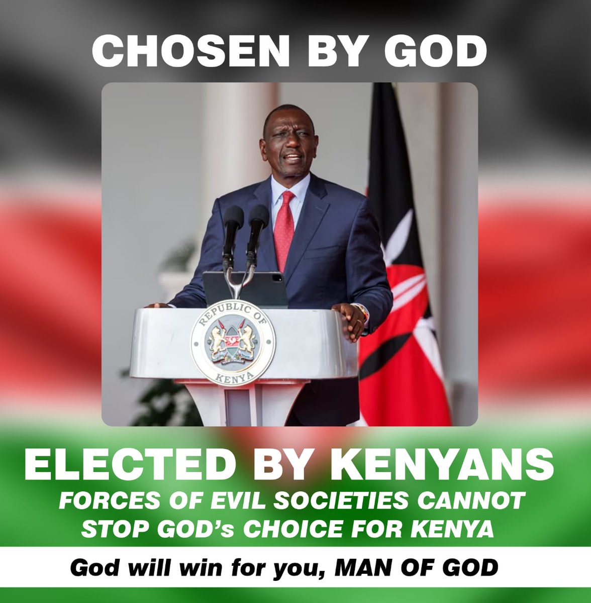 If you believe in this share widely untill Iwafikie all 50 Million Kenyans now,