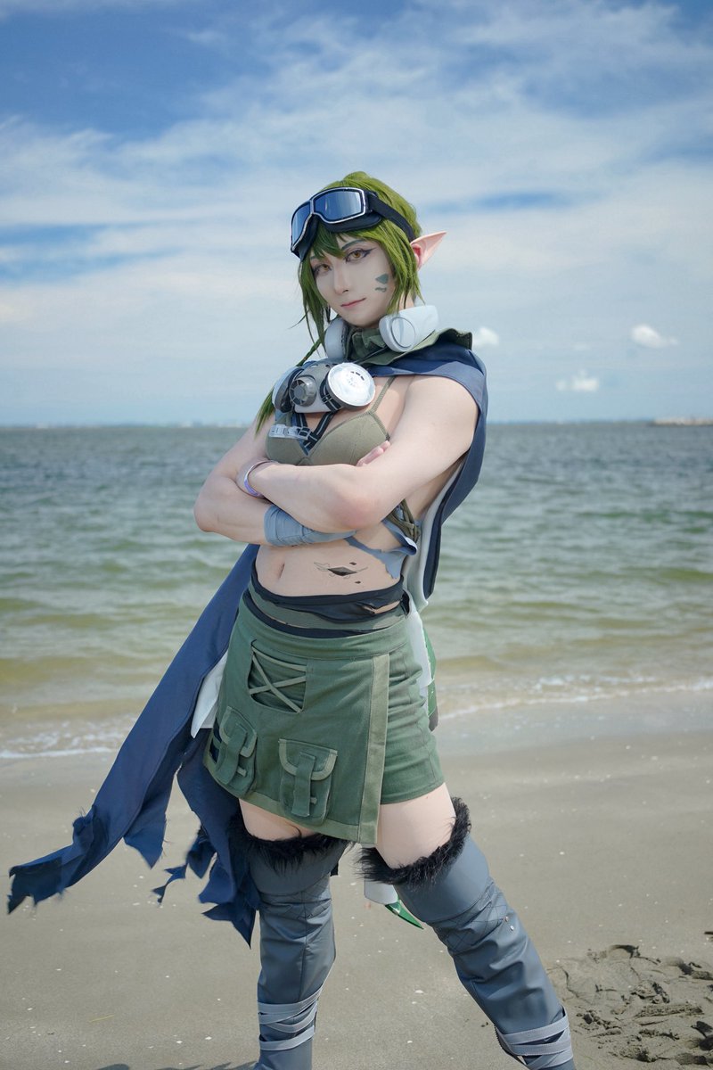 ※ Cosplay 🪓🐊

ガヴィルは今もロドス医療部の一員である。
だがロドスが彼女の医療知識ではなく戦闘力を必要とする時、彼女は斧を手に、勇んで突進するだろう＿＿＿＿＿＿＿

                                  "Gavial the Invincible"

撮影 : アカソラさん(<a href="/akasora0208/">アカソラ🥙</a> )

#ラグコス2024