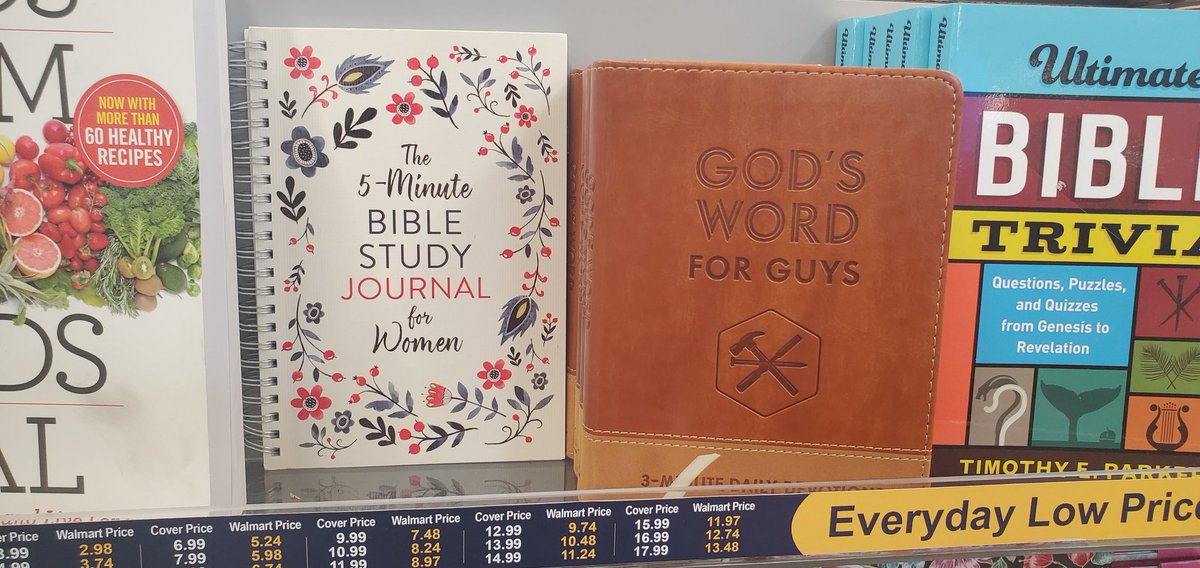 GuninGames's tweet photo. #pointlesslygenderd If God loves everyone, why would bibles be separated by gender? https://t.co/4Z4lxxoxX7