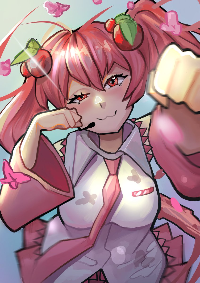 ChompyArt's tweet photo. - Cherry Blossom Miku (13/7/24) - https://t.co/E3oloX2akC