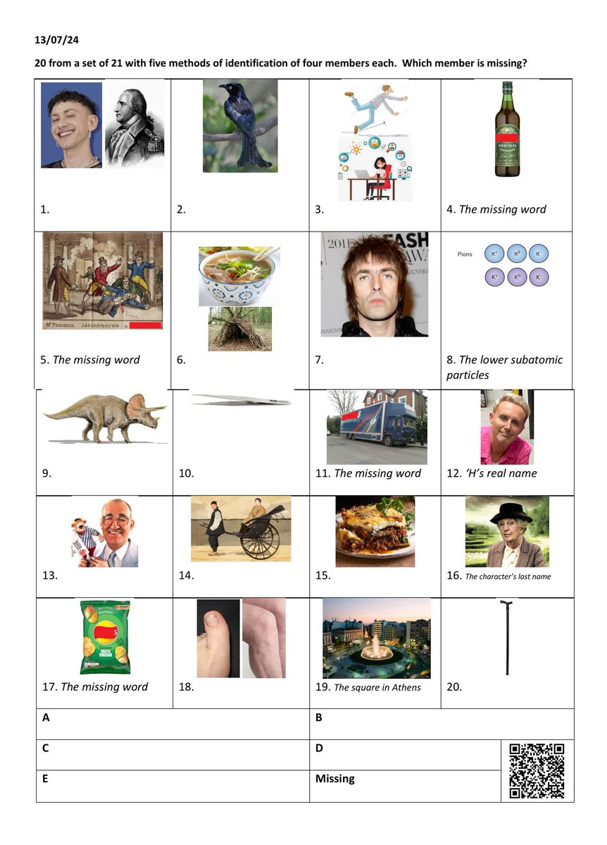 Here is a picture quiz for you: