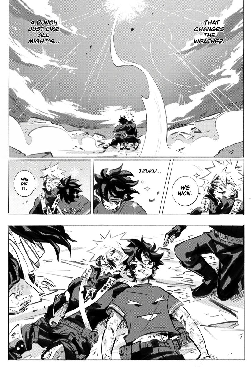 We won. #MHA423 #bnha #bkdk #mha 

(read left to right)