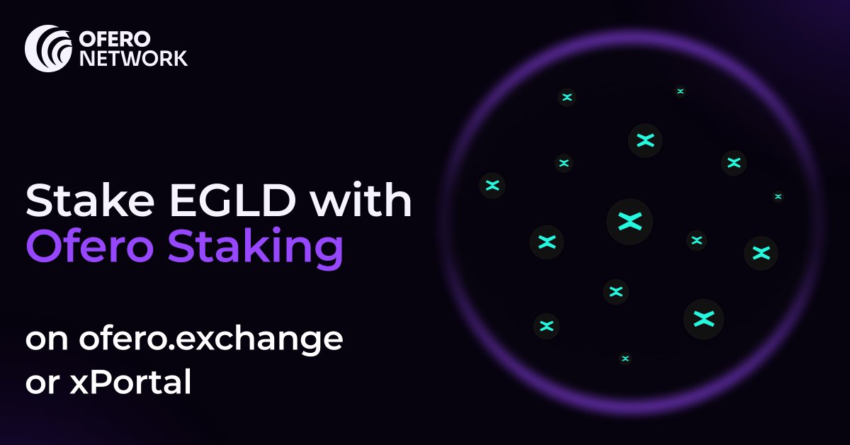 🚀 Oferians! 🚀

100k $OFE will be distributed at the end of July to all registered Oferians on ofero.me who have delegated $EGLD or will delegate to <a href="/oferostaking/">Ofero Staking</a> 

The amount will be calculated proportionally from total $EGLD delegated by registered Oferians.
