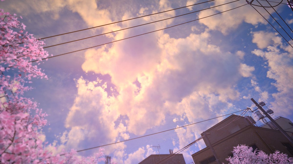 Maria_Hime77's tweet photo. Challenging myself with Makoto Shinkai Anime style in UE5 using Sky Creator by
@skx_doom
. The colour transition is a result of light mix among the sun, atmosphere sky and cloud.  Have a nice weekend everyone ⛅️ #screenshotsaturday #lighting #UnrealEngine #realtime #anime https://t.co/fSfW9JaPuw