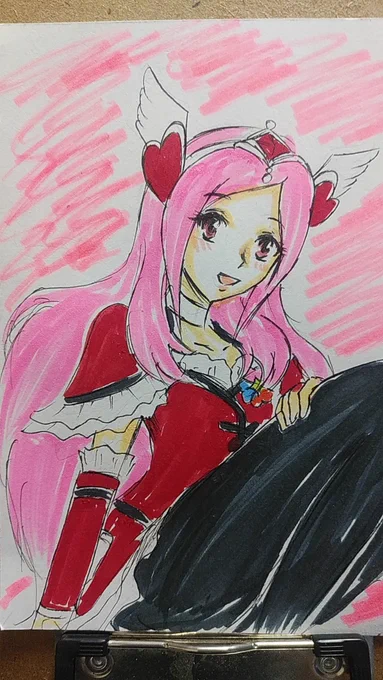 #1日1プリキュア7-8キュアパッション。この連休はフレプリ15周年もうちょっと祝いたい。 