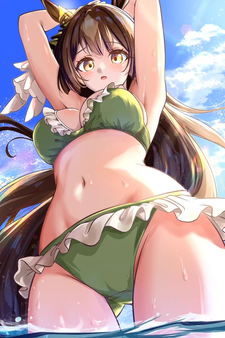 水着ダイヤちゃんと海デート#サトノダイヤモンド #ウマ娘 
