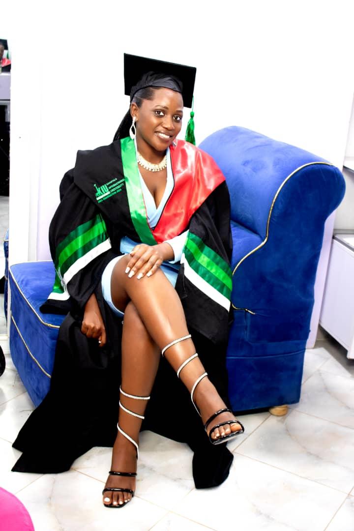 BubzLeague's tweet photo. congratulations to our stars, OG Novia and OB Kabeije Emmanuel, on their graduation from KIU today! We're beyond proud of your achievement! Your hard work and dedication have paid off. Keep shining! #KIU29thGrad https://t.co/M073Z73Olw