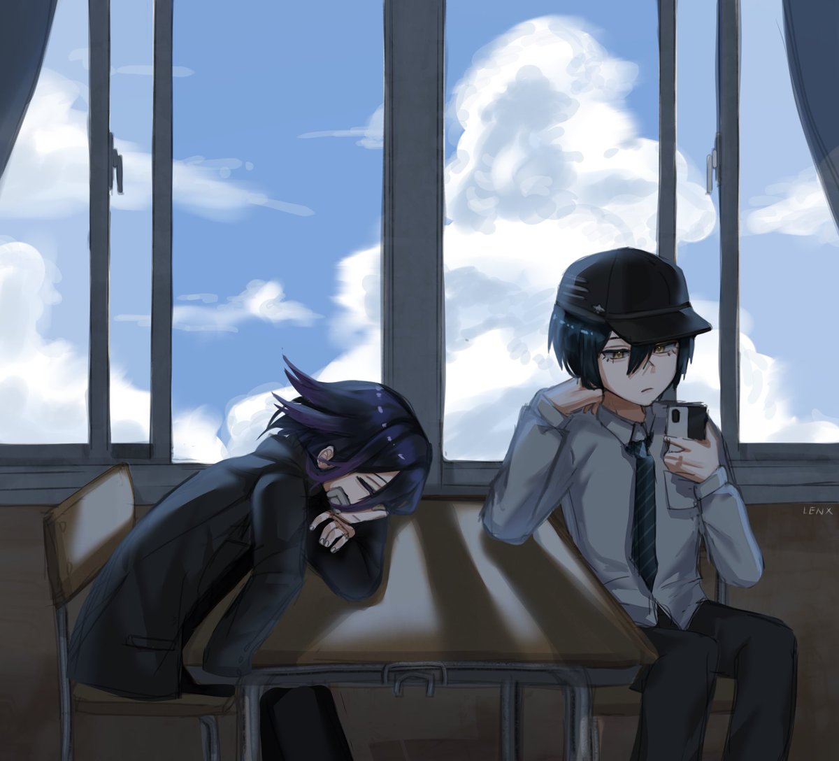 Green_Lenx's tweet photo. //Pg Saiouma3//

“Warm”
#Saiouma #Kokichiouma #Shuichisaihara #最王 https://t.co/yQM9NvvD9i