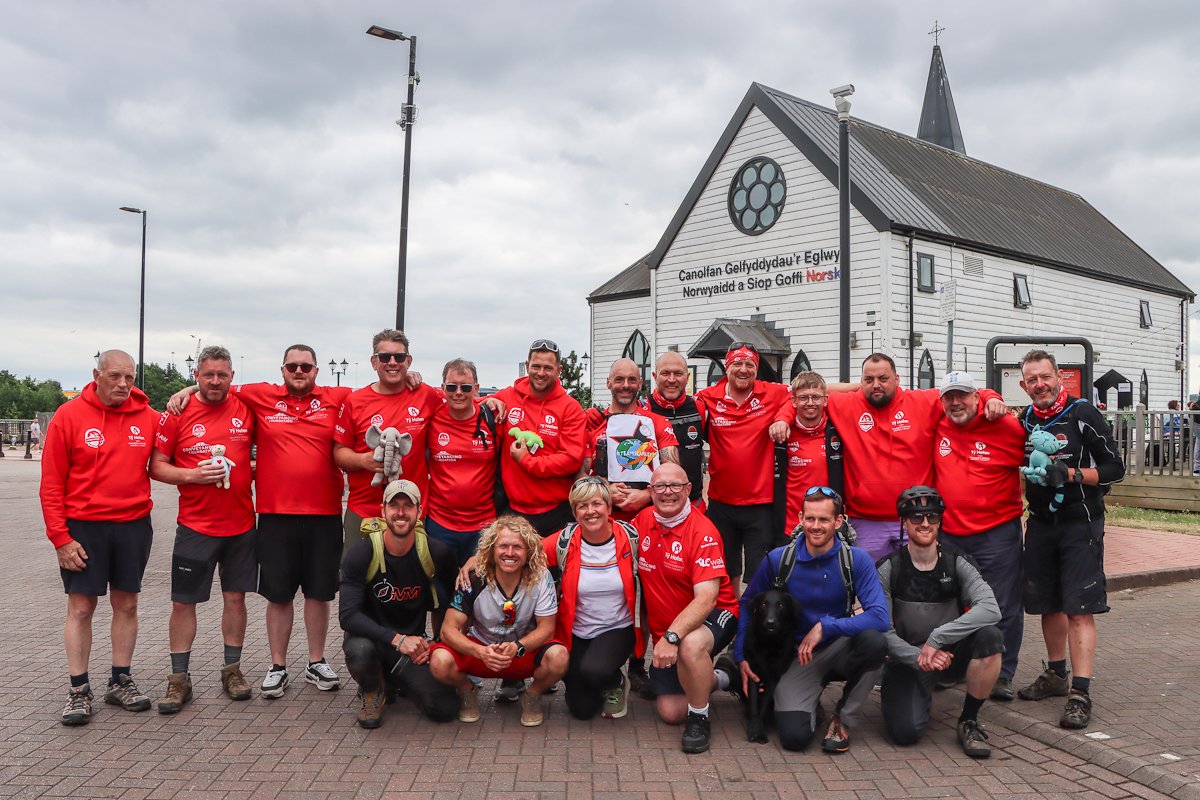 Day 4 Stage 2 of the #bikeboatboot challenge for <a href="/tyhafan/">Tŷ Hafan Children's Hospice</a> | A cycle route we've done many times.  The long Taff Trail all the way down to Cardiff Bay. The energy of the group was simply incredible after 3 tough days.