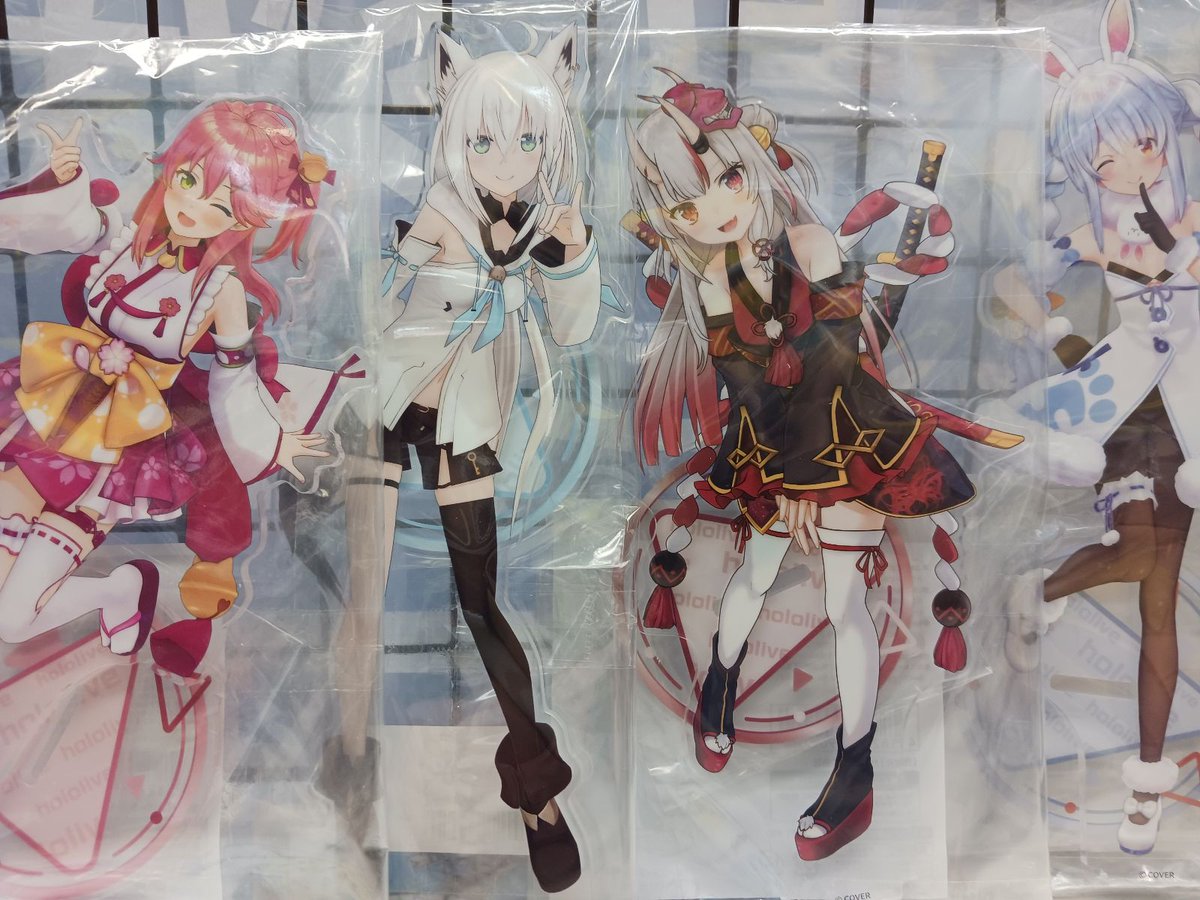 lashin_yao's tweet photo. 【#らしんばんリノアス八尾店 / #入荷情報】
#ホロライブ 3Dアクリルスタンド
#さくらみこ #白上フブキ #兎田ぺこら #宝鐘マリン
などなど、ホロライブのアクリルグッズ多数入荷しました✨
#八尾
#LINOAS https://t.co/TFVZfD8lp0