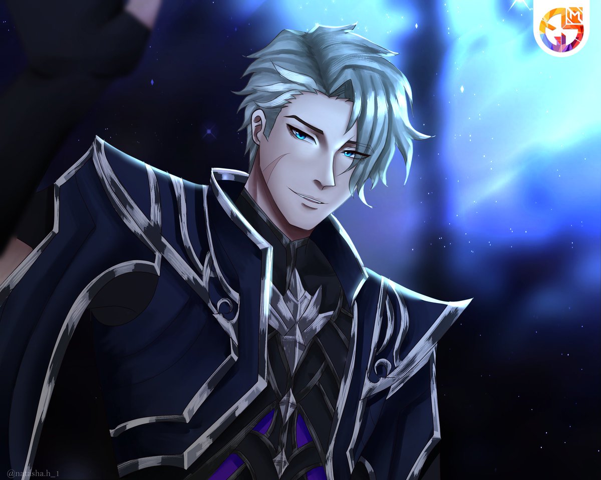 Natasha_H1's tweet photo. What if Aamon was in visual novel-style game👀💙 #mlbb #aamon #mlbbaamon #aamonmlbb https://t.co/PM4Z4sUvGe