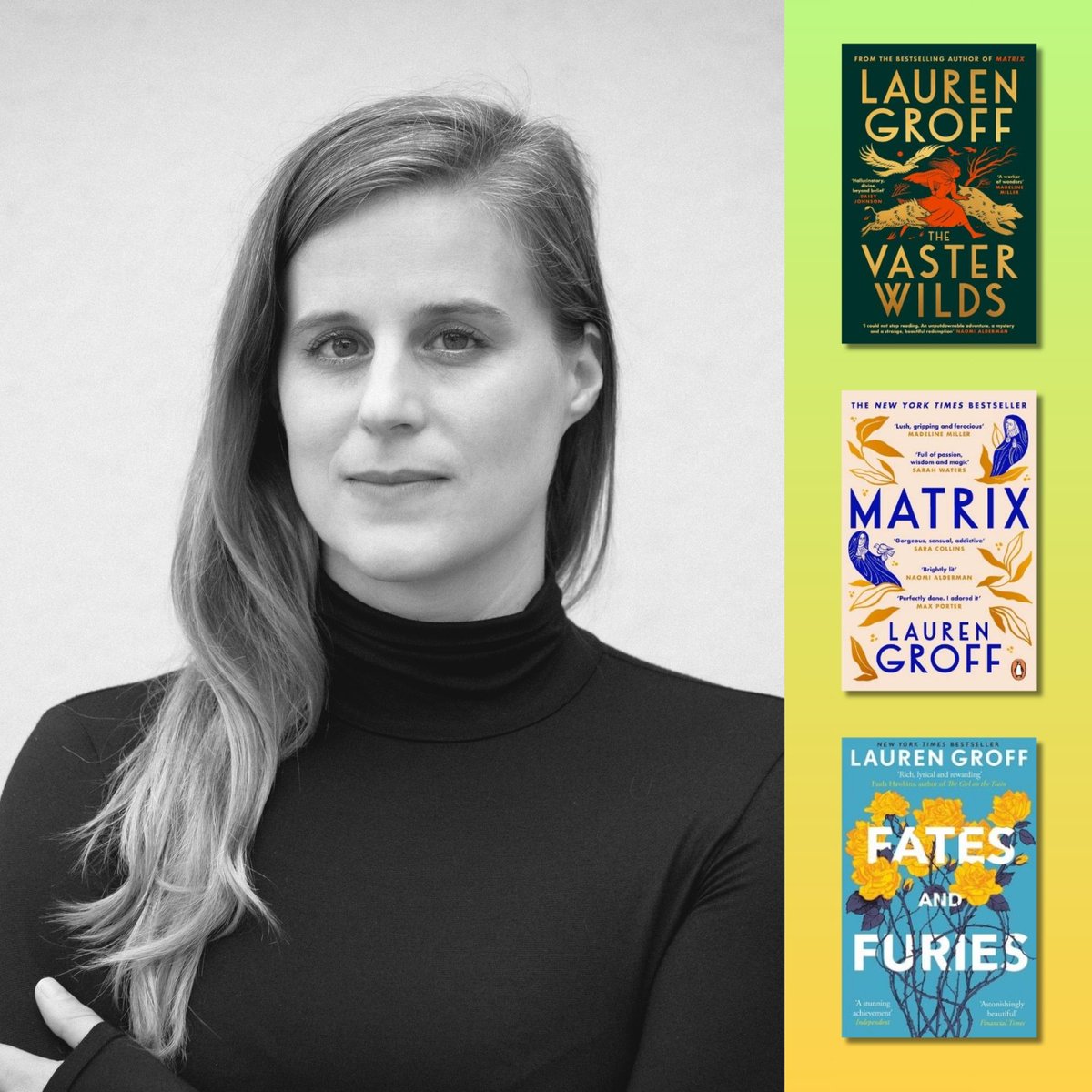 Come and hear the luminous Lauren Groff twice on Wed 21 Aug (and also take part in a workshop close reading her work on 18 August): bit.ly/3Lro6AI
