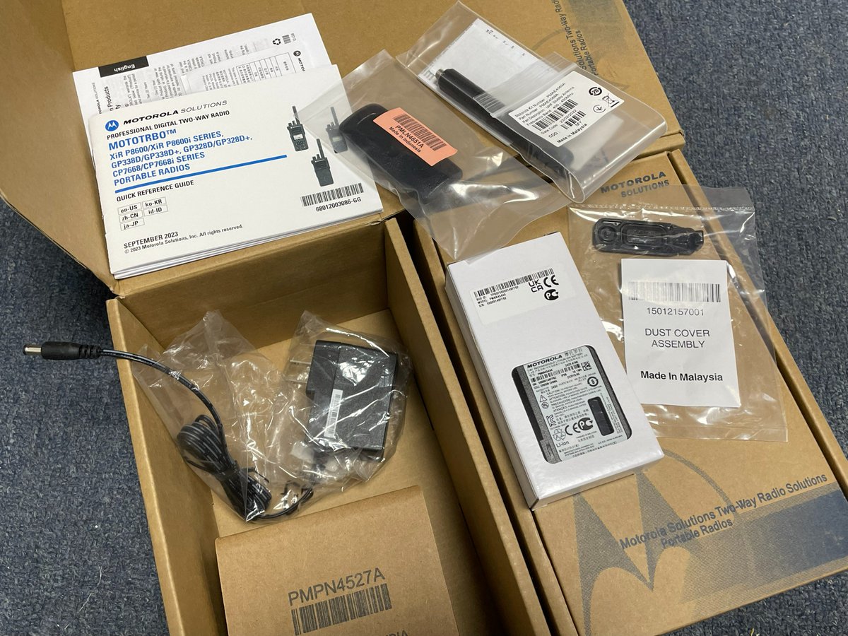 #MOTOROLA #Walkietalkie #Radio #Battery #original #UHF #VHF #motorolasolutions #mototrbo #DGP5050E #DGP5550E #DGPseries #DGP8550 #digitalTwowayradio
MOTOTRBO DGP5050e in Stock
frequency:UHF/VHF
Conventional, IP Site Connect, Capacity Plus, Connect Plus Trunking
Sales and Service