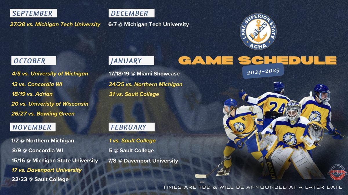 Northern Michigan Football 2025 Schedule Image