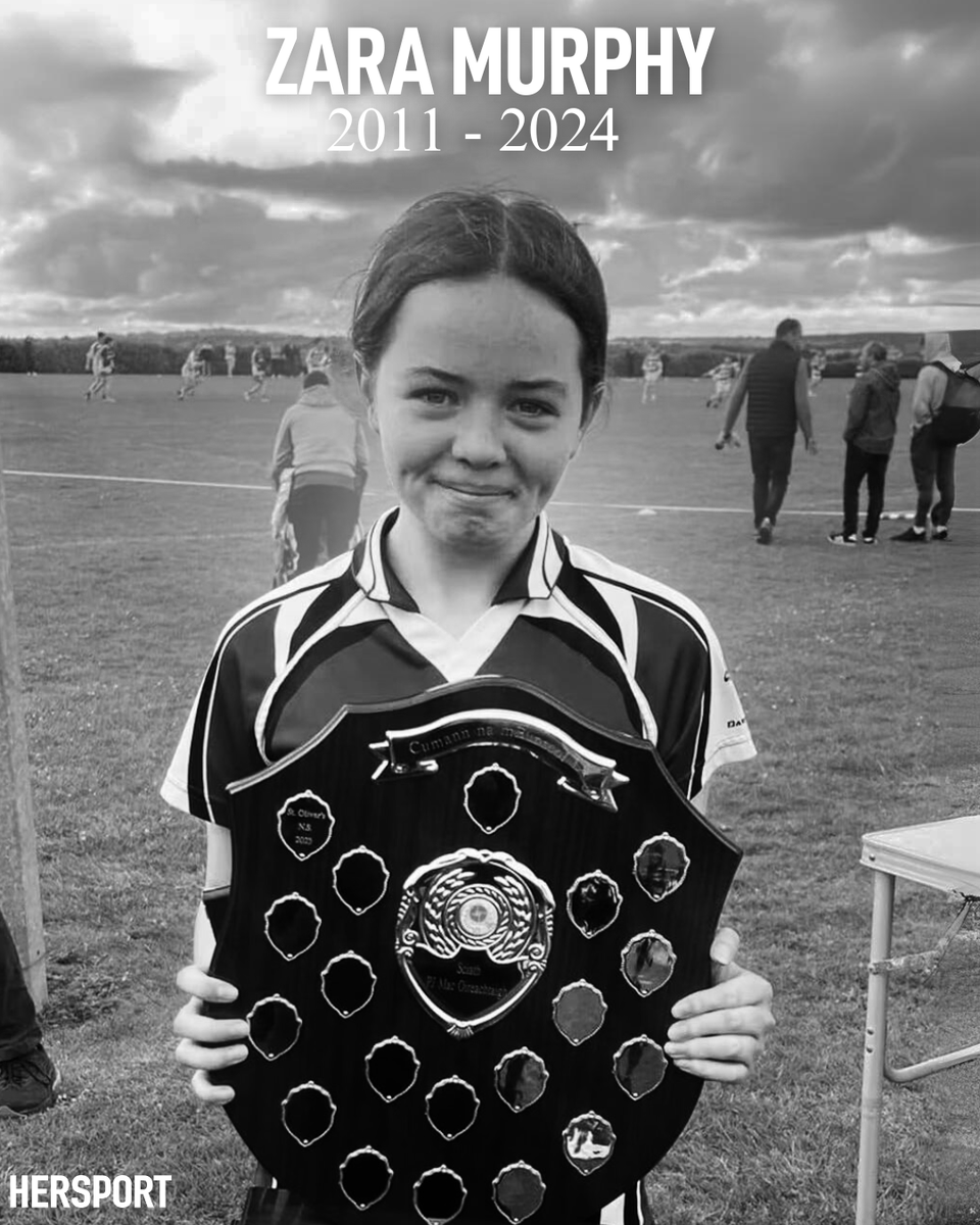 Rest In Peace sweet Zara 🤍🕊️

13-year-old Zara Murphy was playing for Termonfeckin Celtic when she fell ill on the pitch and subsequently passed away.

We are incredibly saddened to hear this news and our thoughts are with her family, friends and loved ones.