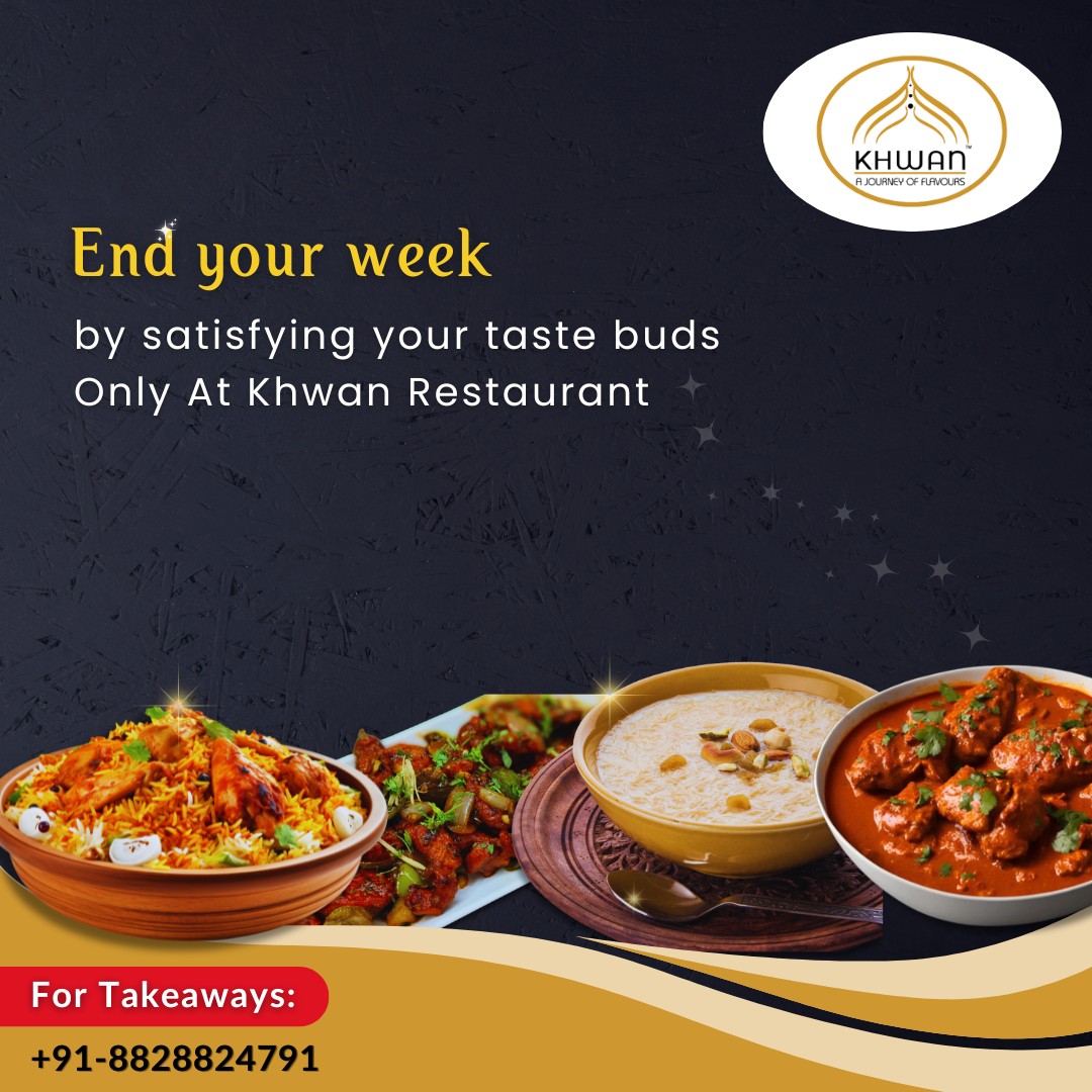 khwanajof's tweet photo. 🌟 End Your Week with a Flavorful Bang at Khwan Restaurant! 
🍛 Enjoy our exquisite dishes only at Khwan Restaurant! 🍛

Come, relish the favours, and end your week on a delicious note!
#KhwanRestaurant #WeekendSpecial #TasteTheBest #DelhiFoodies #Takeaway #andheriwest https://t.co/skdu8QQYAN