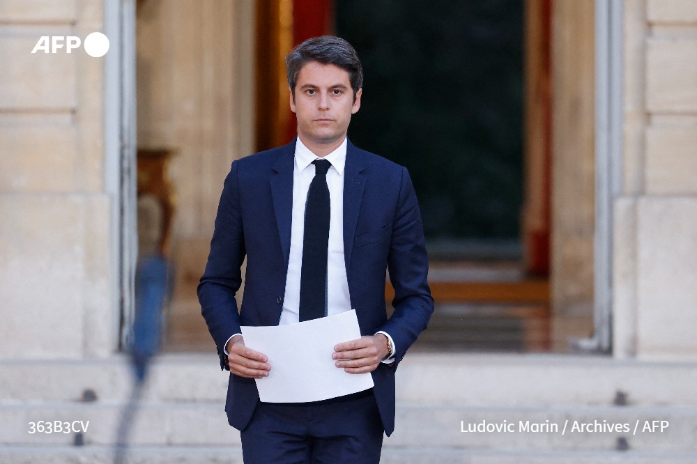 afpfr's tweet image. 🇫🇷 Gabriel Attal est officiellement élu président du groupe des députés Renaissance à l'Assemblée nationale #AFP