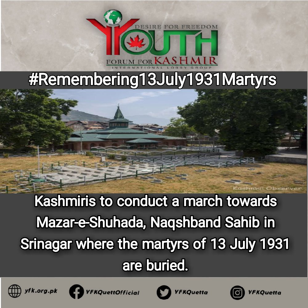 kmr795159's tweet photo. #Remembering13July1931Martyrs https://t.co/dyKsPzBRQ6
