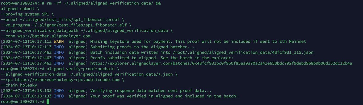 My
<a href="/alignedlayer/">Aligned</a>

proof explorer.alignedlayer.com/batches/0x48fc…

#aligned ✅