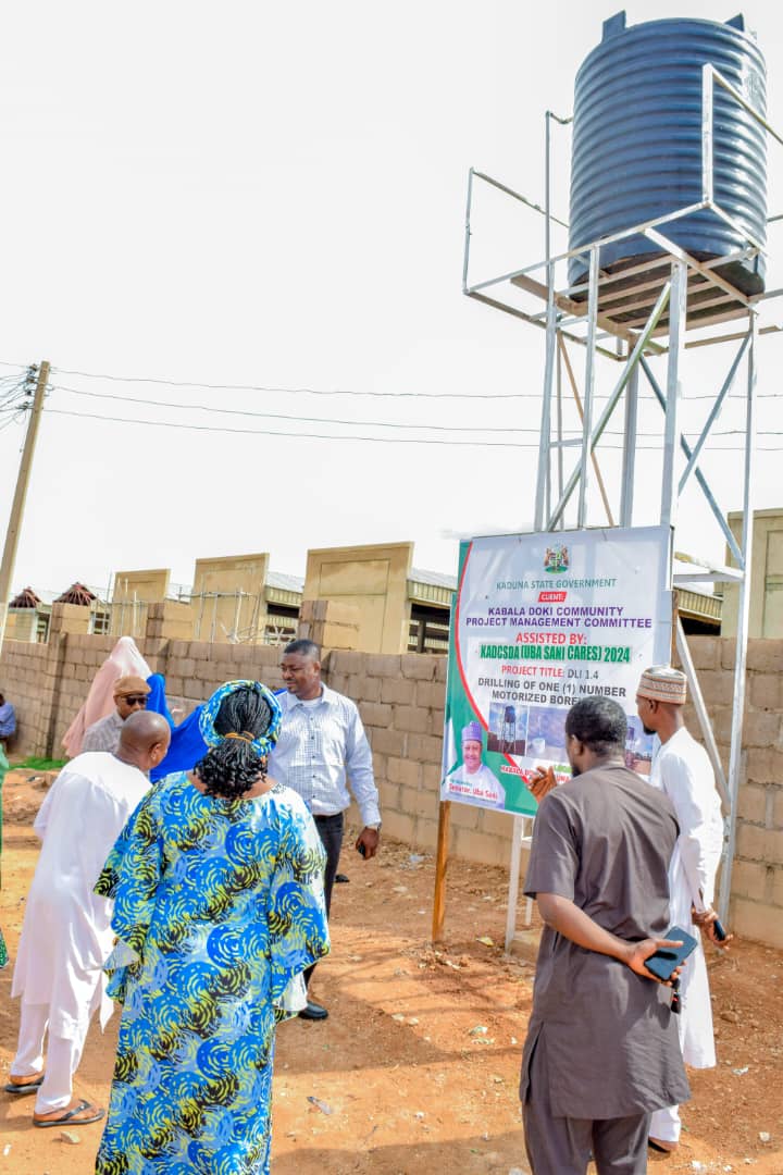 mmukaddas's tweet photo. It was exciting to visit 6 communities in Kad North, South &amp; Chikun LGAs earlier today w/ my team, to monitor the just concluded water projects that were carried out by various Comm Project Mgt Committees under the Uba Sani CARES project, as supported by the @KADCSDA114486 https://t.co/S8RER9F8dx