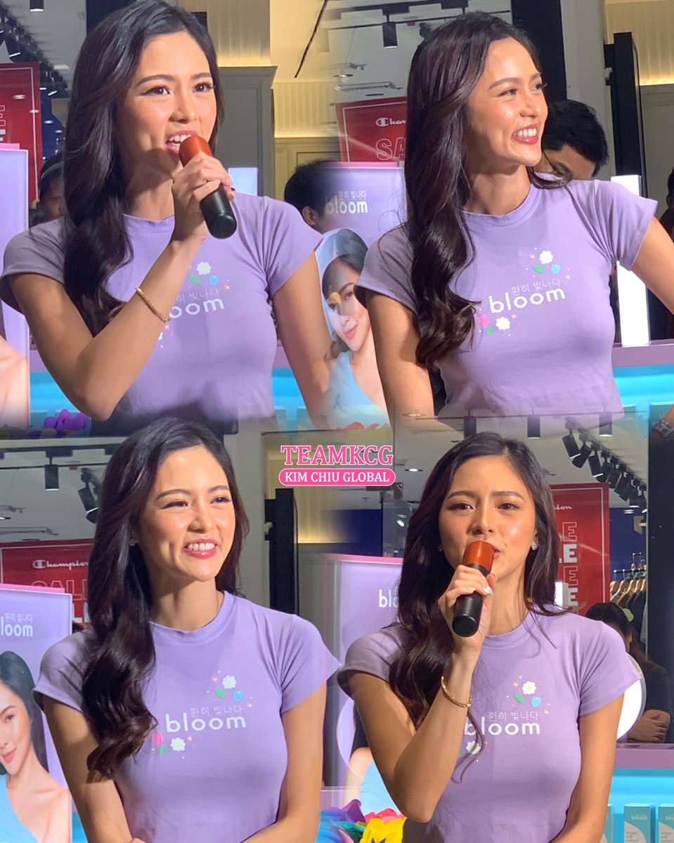 teamKCGofficial's tweet photo. So fresh and blooming! 💜🌸
KimChiuxBLOOM AtSMNorthEdsa
#BloomWithChiu #ItsTimeToBloom https://t.co/lhOLwjCm5K