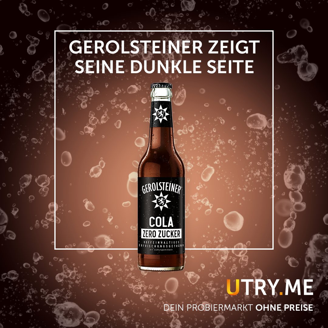 #Gerolsteiner zeigt seine dunkle Seite - kennst du schon deine?🖤⁠
⁠
Die Gerolsteiner Cola schmeckt, wie #Cola schmecken soll. Erfrischende Durstlöscher, angenehm herber Cola-Geschmack und fruchtige Orangen-Limonade, mit und ohne Zucker.⁠
⁠
⁠

#utryme