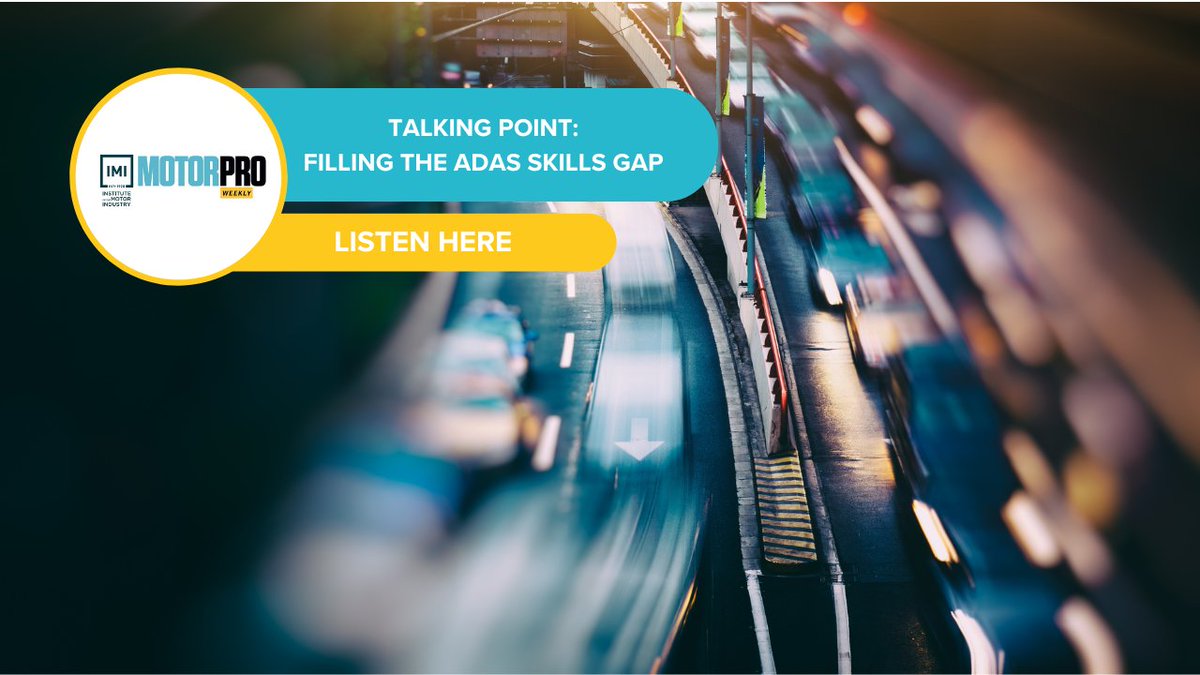 The_IMI's tweet photo. When 12% of UK cars have some degree of autonomy, yet just 2% of technicians are ADAS-qualified, you know things need to change. MotorPro sits down with Steve Fox from Hella Gutmann to find out what needs to change. Listen here: https://t.co/eHYMQLzwWg. 

#MotorProWeekly #ADAS https://t.co/z2OmcNA3on