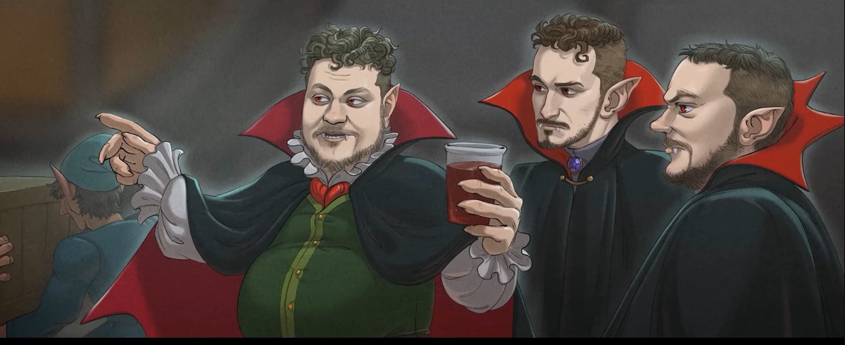 Я ЩАС ВЫМРУ

В смысле там Хованский Юлик и Кузьма вампиры?????