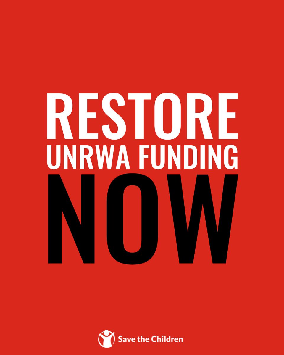 This is a step in the right direction, but actions speak louder than words.

Without a strong aid operation, children in Gaza will continue to suffer and more innocent lives will be lost.

The UK government must restore <a href="/UNRWA/">UNRWA</a> funding immediately.
