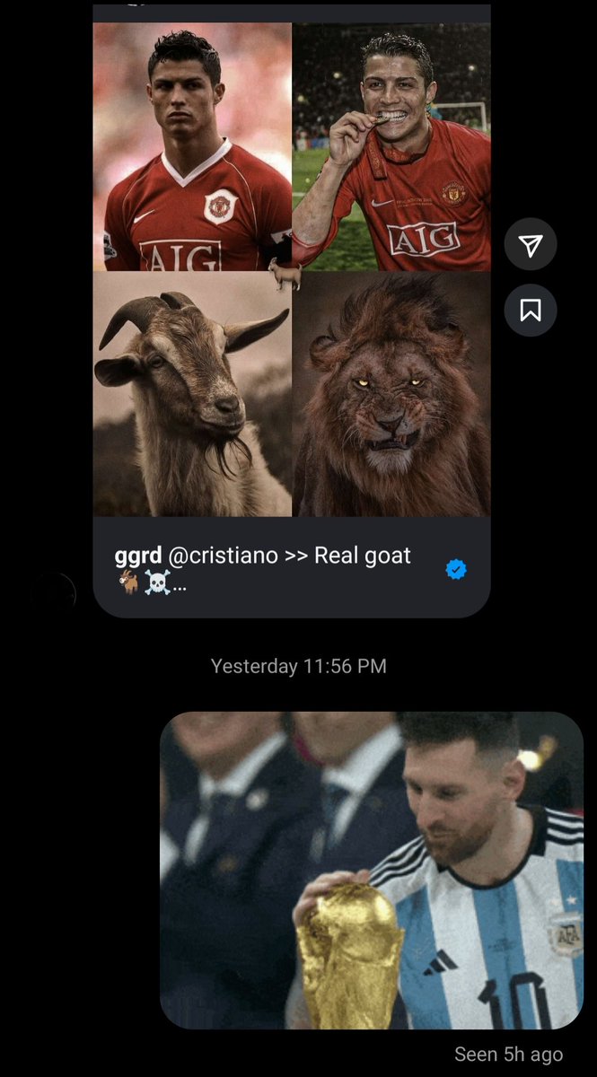 tushark81940's tweet photo. Conversation with ronaldo fans nowadays be like - https://t.co/7NCAnVnvzx