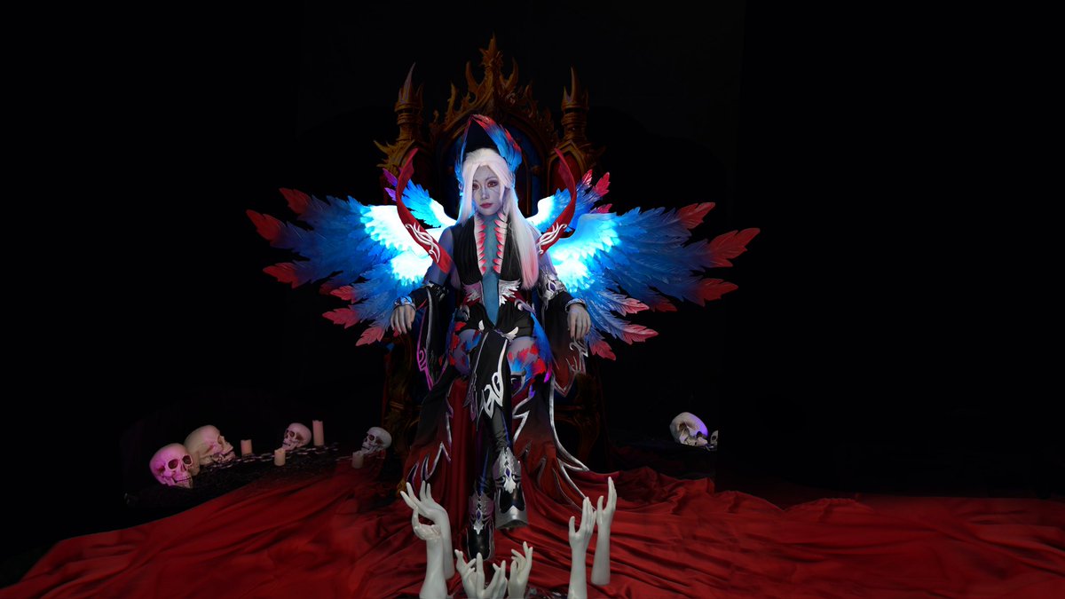 abuduorui's tweet photo. Finally finished the shoot for Vengeful Spirit, took photos three times, still not very satisfied.

#dota2 #cosplay #dota2cosplay https://t.co/meleL7Or6x