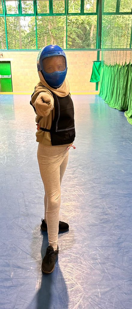 ParkAcad's tweet photo. Up early and ready for action! 🌅🤺 The kids are geared up for their fencing session, eager to learn new skills and have some fun. #PGLTrip #EarlyBirds #FencingFun #NewAdventures #ActiveMornings https://t.co/Gt5WqfpHdD
