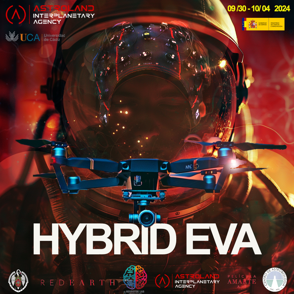Next September we <a href="/neuroteklab/">Laboratorio Neuropsicología PsicologíaExperimental</a>, <a href="/univcadiz/">Universidad de Cádiz</a> start our Hybrid EVA space analog mission at <a href="/AstrolandAgency/">Astroland</a>. We will test hybrid human/ drone teams during EVAs in extreme environment of #space analog cave. This project is funded by <a href="/CienciaGob/">Ministerio de Ciencia, Innovación y Universidades</a>